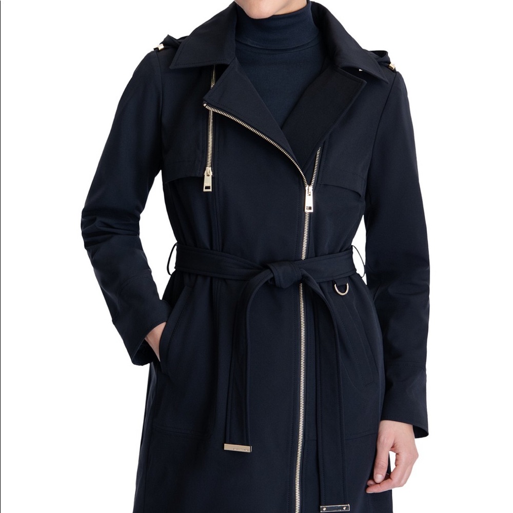 MICHAEL KORS CHARCOAL GRAY WINTER COAT SIZE 4